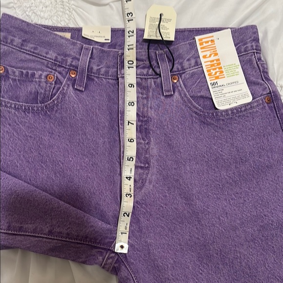 Levi's Purple Ankle & Cropped Jeans - Picture 10 of 13